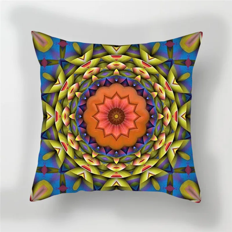 

Fuwatacchi 3D Fluorescence Flower Cushion Cover Gradient Floral Decorative Cover Pillows Decoration Pillowcase For Car Home45*45