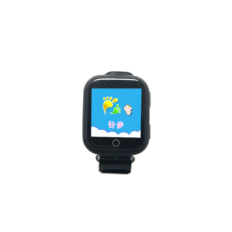 Gps умные часы Q750 Q100 детские часы 1,54 дюймов сенсорный экран с Wi-Fi SOS устройство обнаружения вызова трекер для детей безопасный PKQ60 Q80 Q90 - Цвет: Smartwatch Black