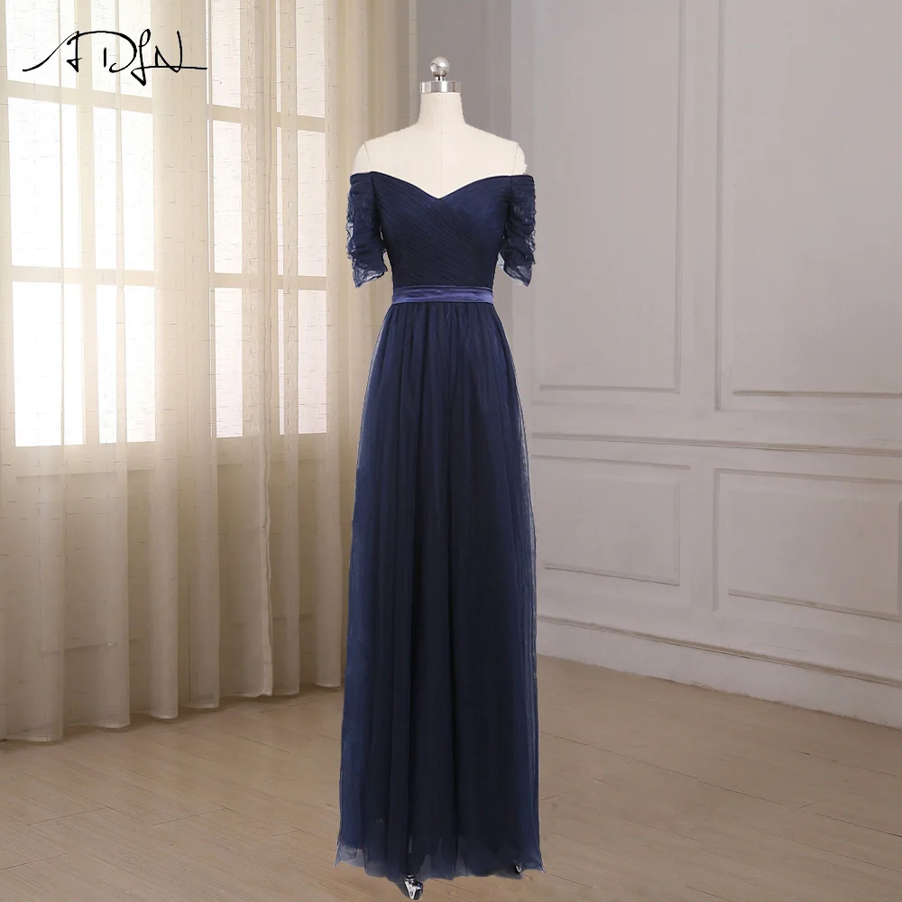 ADLN/недорогие платья подружки невесты с открытыми плечами платье из тюля