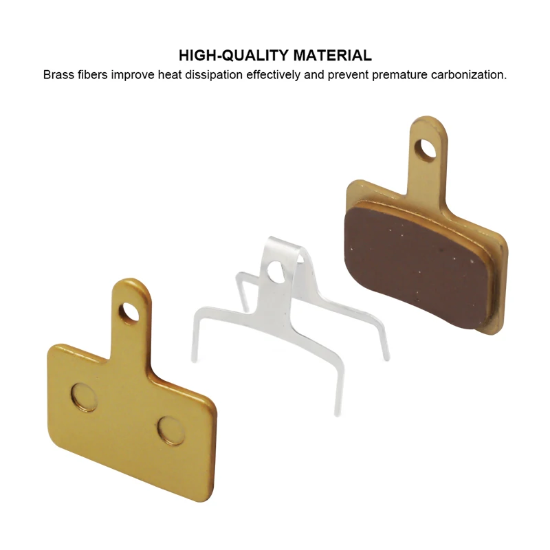 

2 Pairs Cycling MTB Mountain Bikes Road Bicycle Metallic Disc Brake Pads For SHIMANO AVID Hayes ZOOM MAGURA FORMULA