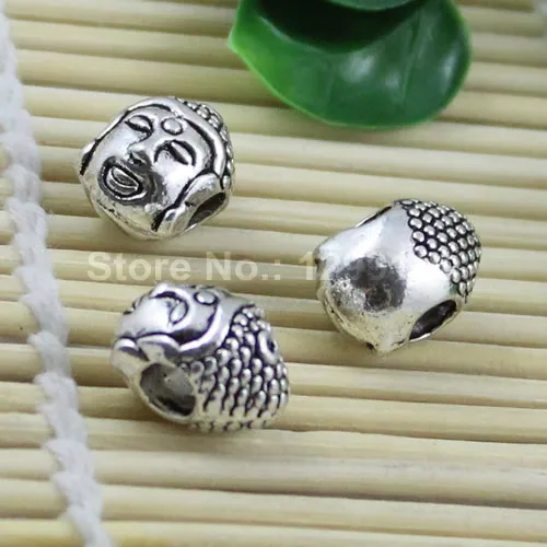 50pcs/lot Wholesale Tibetan Silver Big hole People Bead Fit For European Bracelets DIY-Accessory 14x10mm Hole:5mm (K01144) | Украшения и