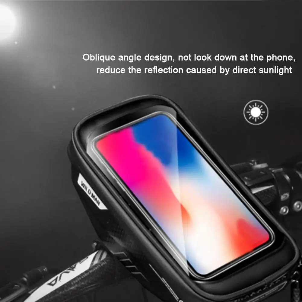 Распродажа MTB велосипедная Рама Сумка труба сумка для сотового телефона