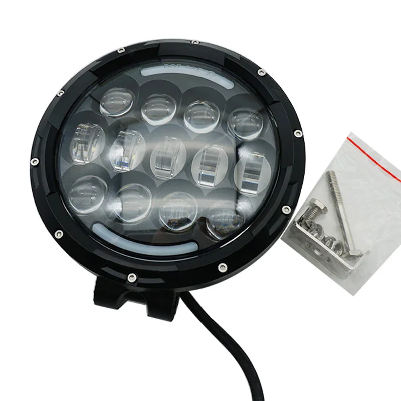 2 шт. 105 Вт Светодиодный светильник для работы Hi/Low beam DRL внедорожный вождения s