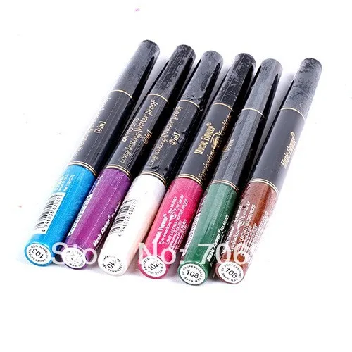 

Eyeshadow Eye Shadow Stick 12pcs 12 colors 2In1 Waterproof Eyeshadow Pencil Emerald M2027