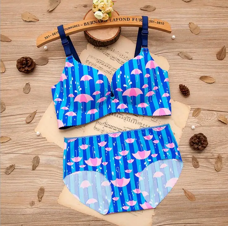 Комплект женского Бесшовного нижнего белья с чашкой пуш-ап 3/4 | Женская одежда