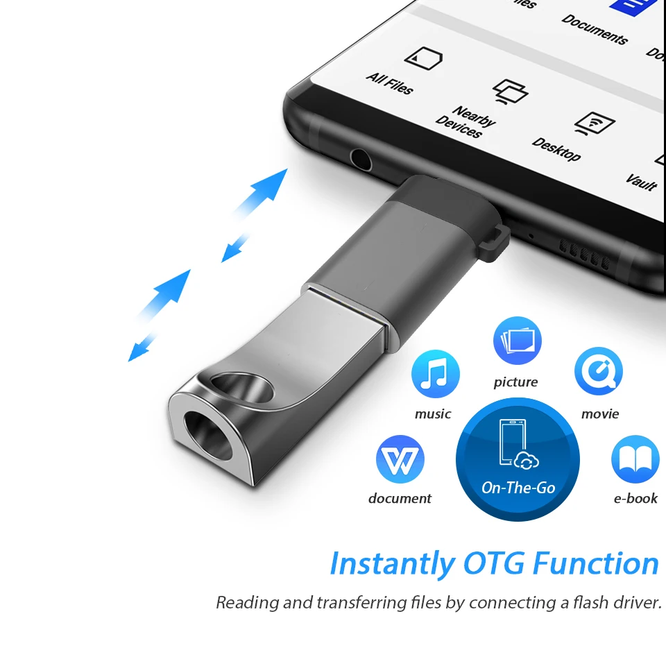 USB Type C OTG адаптер для Huawei P20/Mate 10/Pro Honor 9 Lite P9 Plus зарядный кабель зарядки с 3 0 мини