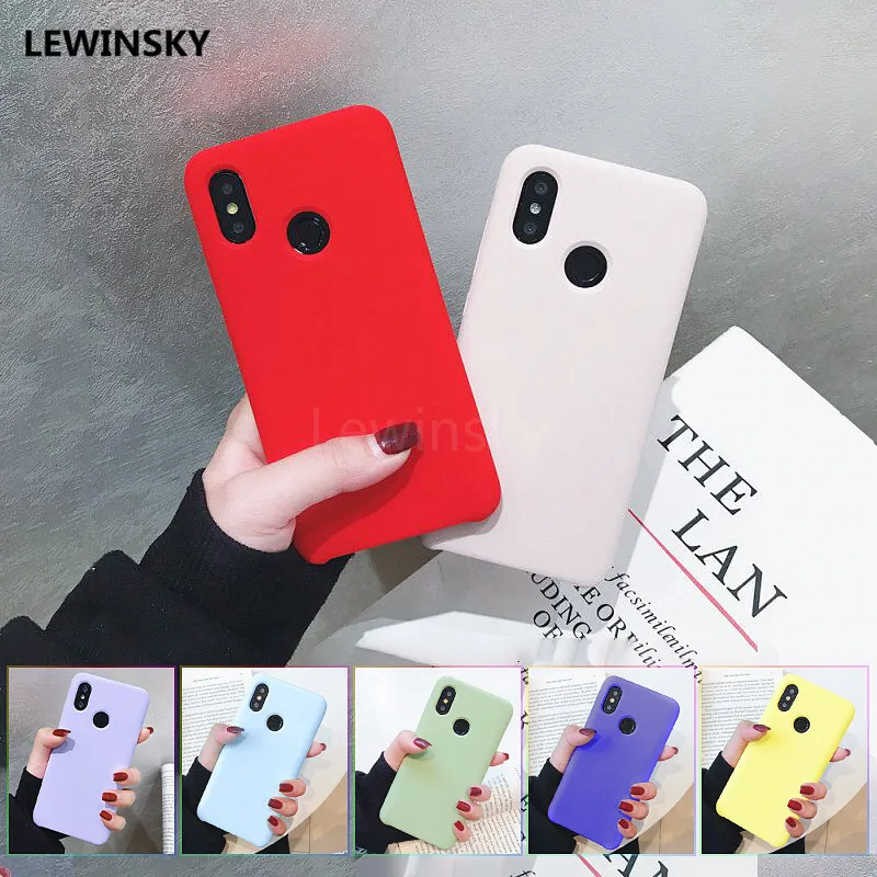 Жидкий силиконовый чехол для Xiaomi mi A2 8 lite SE 6X6 Max 3 mi x 2 2s Red mi 6A Note 5 6 7 Pro из мягкого ТПУ, конфетный чехол для телефона