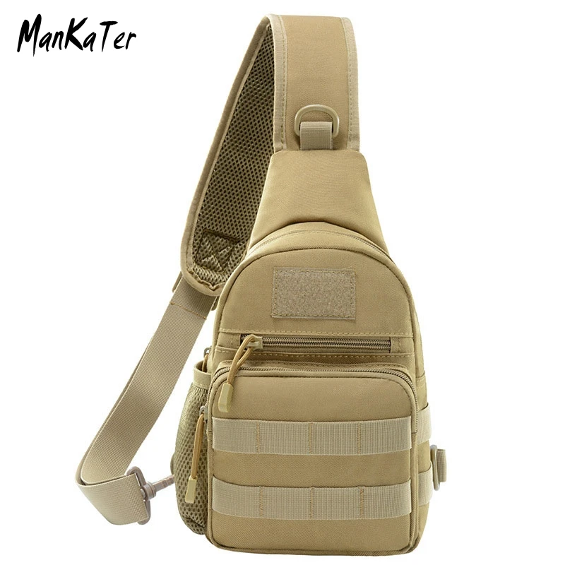 ManKaTer Free Shipping Fashion Outdoor Sports Diagonal Bag Men Riding Chest Camouflage Military Tactical Shoulder | Спорт и