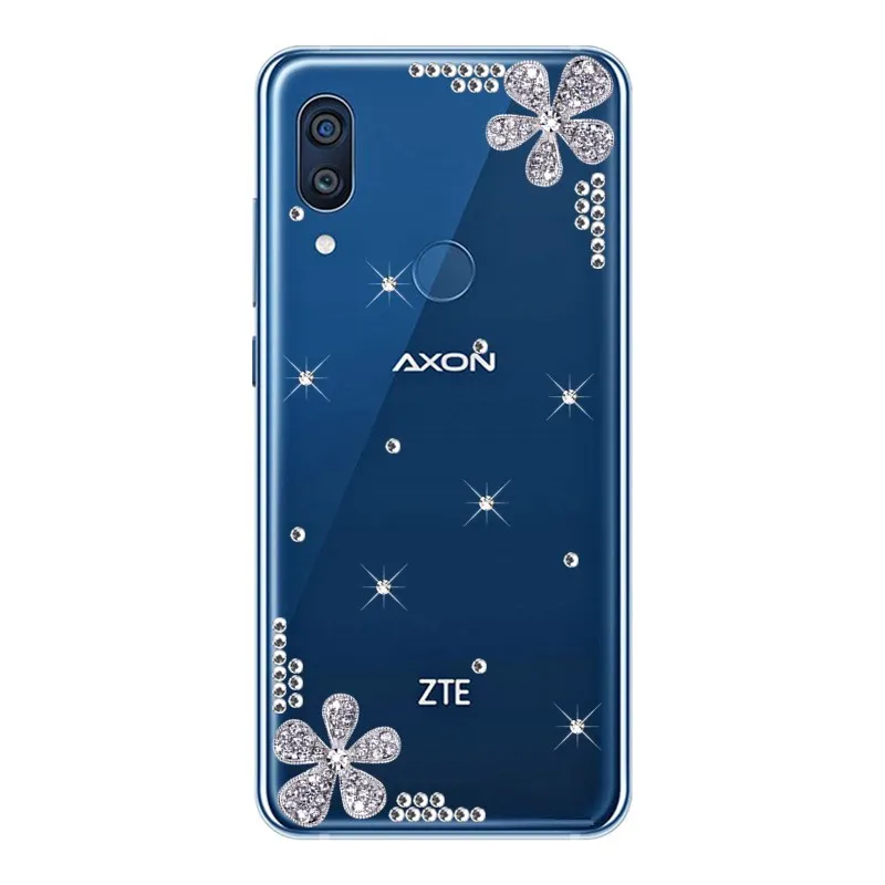 Для ZTE Nubia Z18 Z17 mini Z11 Z9 Crystal Bling чехол для телефона Axon 7 7S M2 lite N3 N2 N1 со стразами |