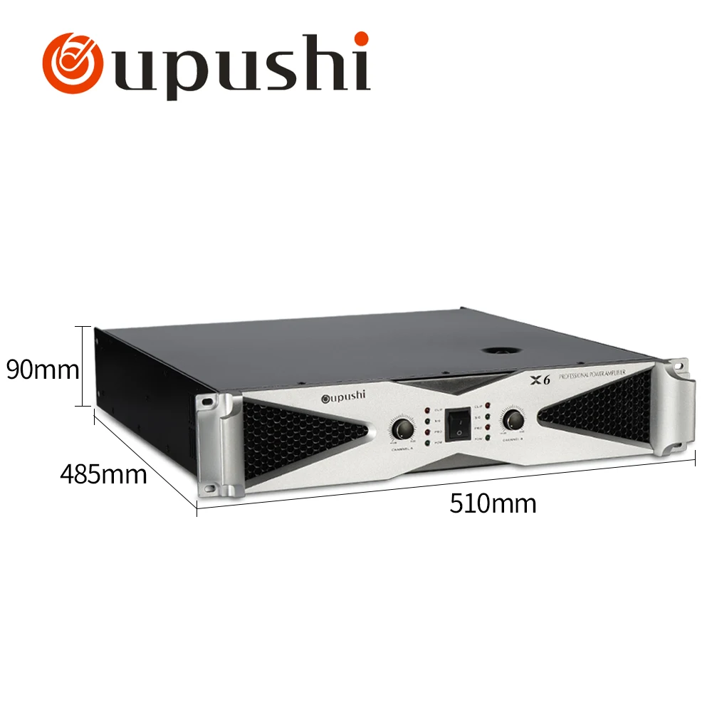 OUPUSHI X6 Модель 1300 Вт amp профессиональный усилитель производительности сцены