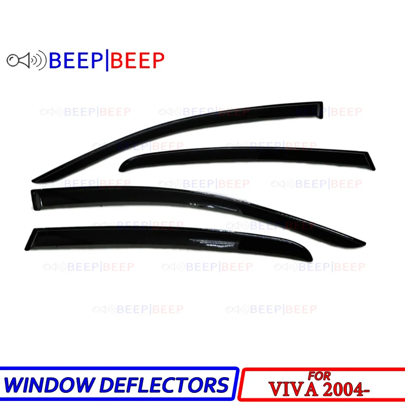 

Для Chevrolet Viva 2004-автомобильные оконные дефлекторы, солнцезащитный козырек от дождя, ветра, вентиляции, аксессуары для стайлинга автомобиля