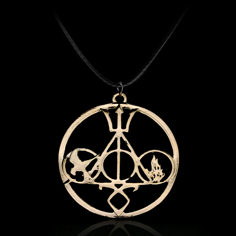

Movie Tomorrow World Retro Gold Metal Alloy Necklace -30