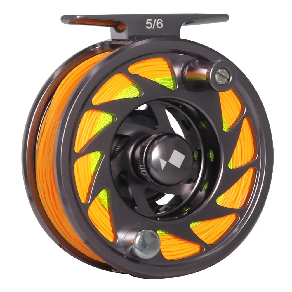 Катушка для Fly Fishing большая беседка алюминиевая 3/4 5/6 7/8 9/10 WT Рыболовная катушка Combo