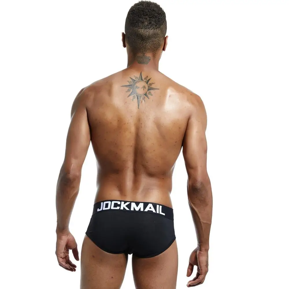 Бренд jockmail Classic basics хлопковое мужское белье Плавки-трусы Пестрое нательное Пенис
