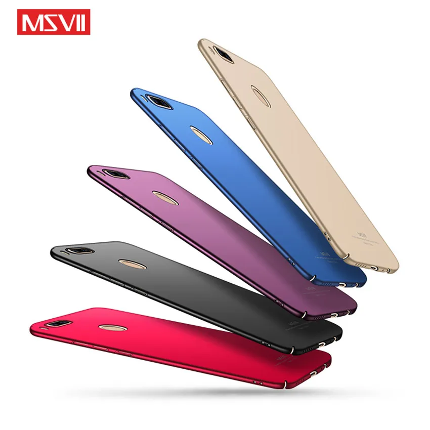 Чехол MSVII для Xiaomi mi6 Mi5x miA1 mi5 mi5S чехол с полной защитой жесткая матовая задняя