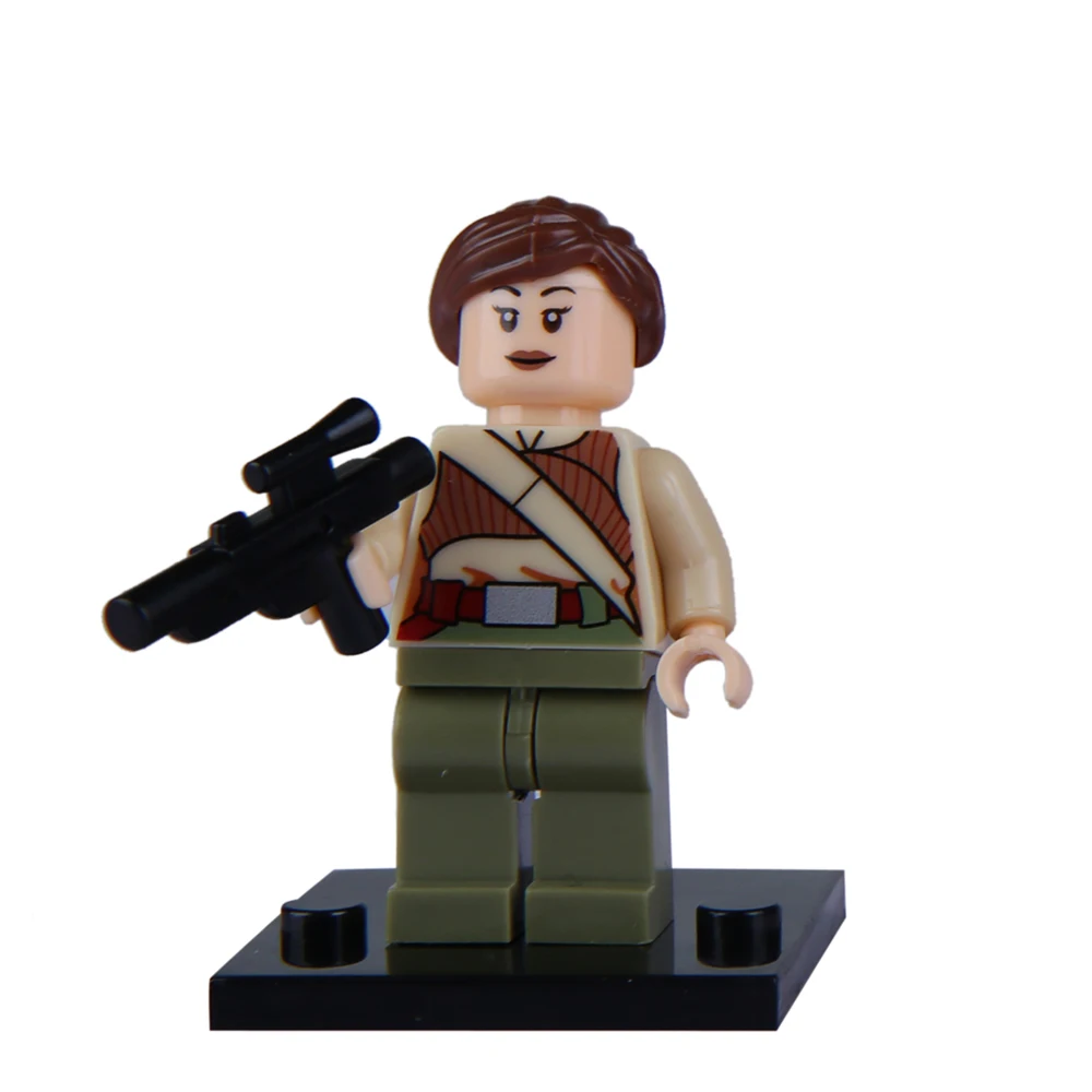 4 Одиночная джедай Хан йода Дарт Вейдер Obi Wan модели мини-игрушки строительные блоки Фигурки для детей - Цвет: 4