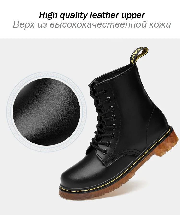Мужские зимние ботинки; модные зимние мужские ботильоны из натуральной кожи; повседневные парные тапки унисекс; мужская кожаная обувь; Размеры 35-46
