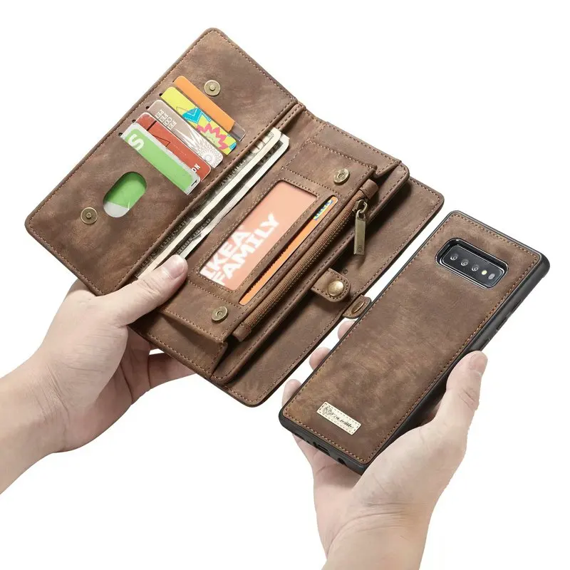 

Purse Wristlet Phone case For Samsung Galaxy S21 S20 Fe Ultra S10 e 5G Plus coque Luxury Leather Fundas Cover accessories bag