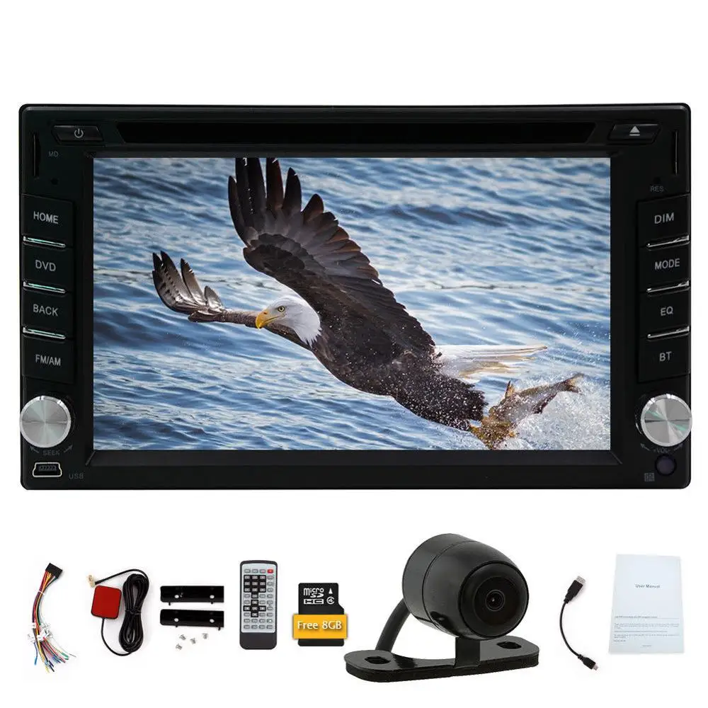 Eincar 7 дюймов двойной 2DIN автомобильный dvd плеер gps навигация Стайлинг сенсорный