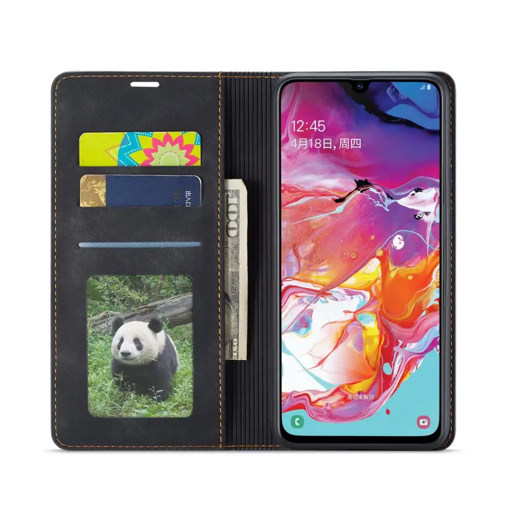 Чехол для Samsung Galaxy S9 S8 S10 J4 J6 Plus A40 A50 A60 A70 A30 A6 A7 A8 2018 роскошный кожаный откидной