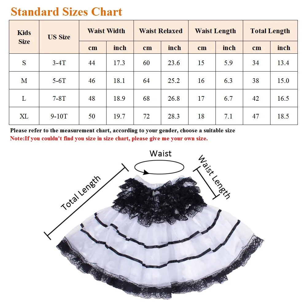 Дети Кринолин скольжения высокой талией 1950 х годов юбка Круговая винтажного