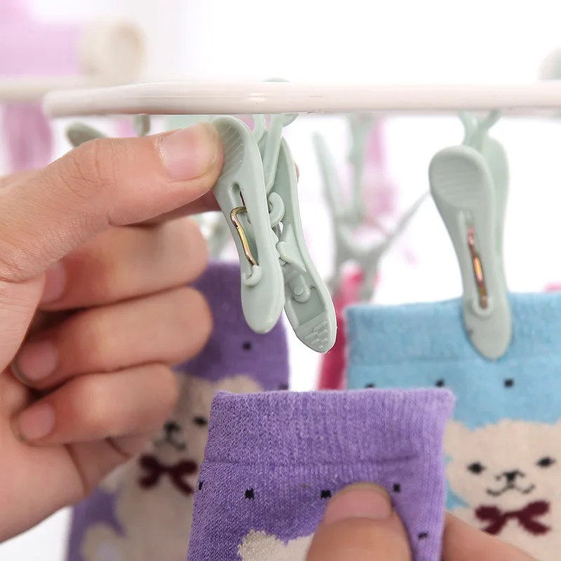 Многофункциональная вешалка для одежды пластиковая сушки ветрозащитная