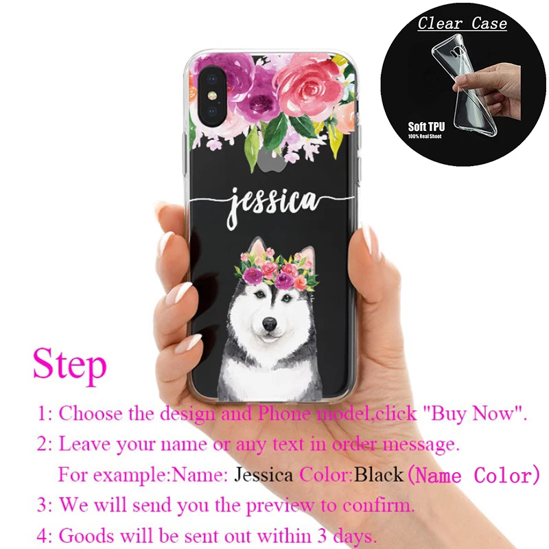 DIY Name Fashion Custom Design Print Case Cover For iPhone 11 Pro XS XR Max 5 5s SE 6 6s 7 8 Plus X Customized Soft Silicone TPU |