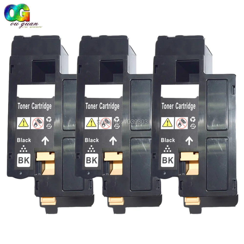 3 x Новый 6010 6015 черный тонер 106R01630 совместимый для Xerox Phaser 6010N Workcenter 6015V|xerox toner|xerox