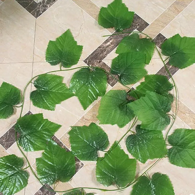 Simulation Leaves Artificial Ivy Hanging Garland Flowers Vine for DIY Home Wedding Floral Wall Garden Fence Decor | Дом и сад