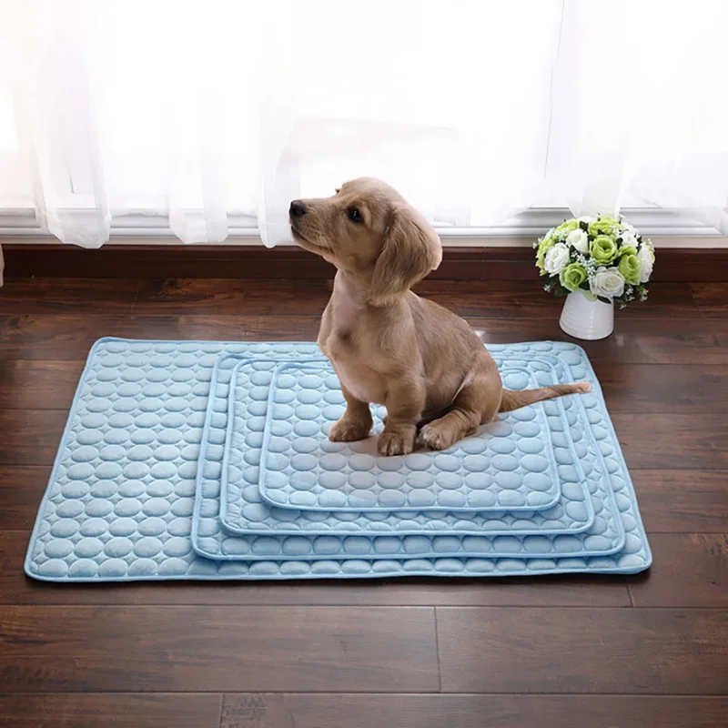 Охлаждающий гель-коврик для собак 1 шт. 4 размера летний охлаждающий коврик