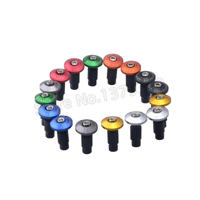 

Universal Motorcycle 8 Color 22mm Handlebar Grips Bar End Plug Caps 7/8" For Suzuki Kawasaki Honda Yamaha Ducati Dirt Bike