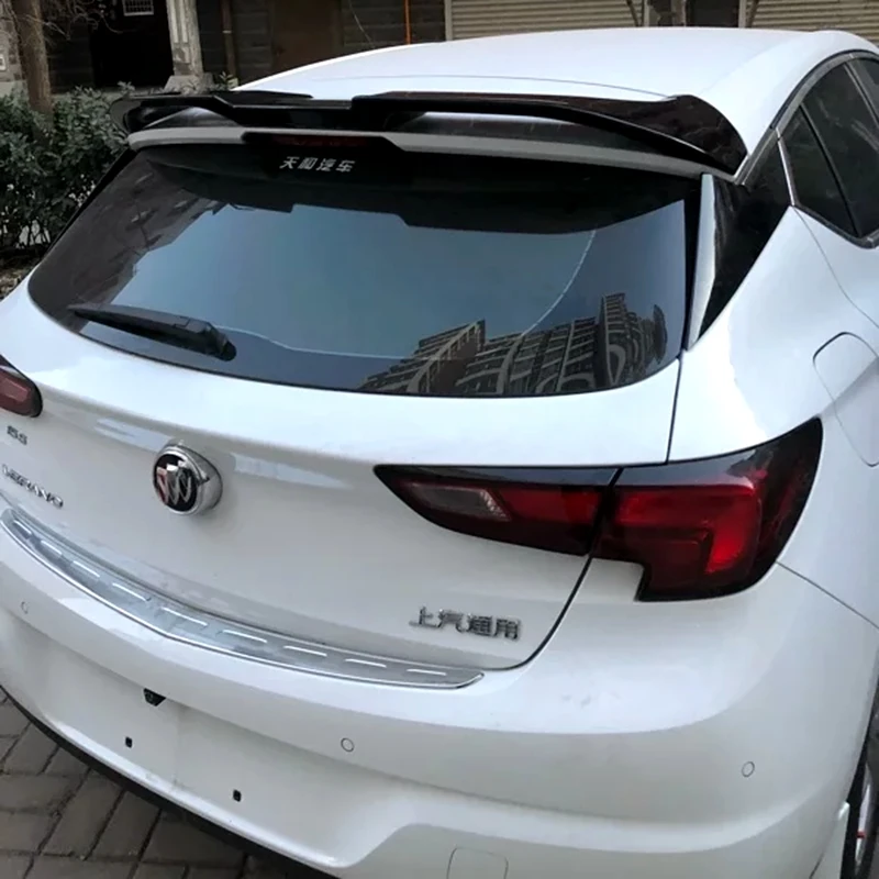 Для Opel Astra K Спойлер ABS Материал автомобильное украшение в виде хвостового крыла праймер цвет задний спойлер для Opel Astra K спойлер
