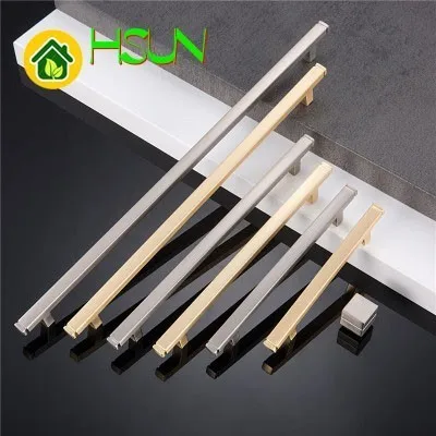 Европейский Золотой и Серебряный t образная прочная ручка современный