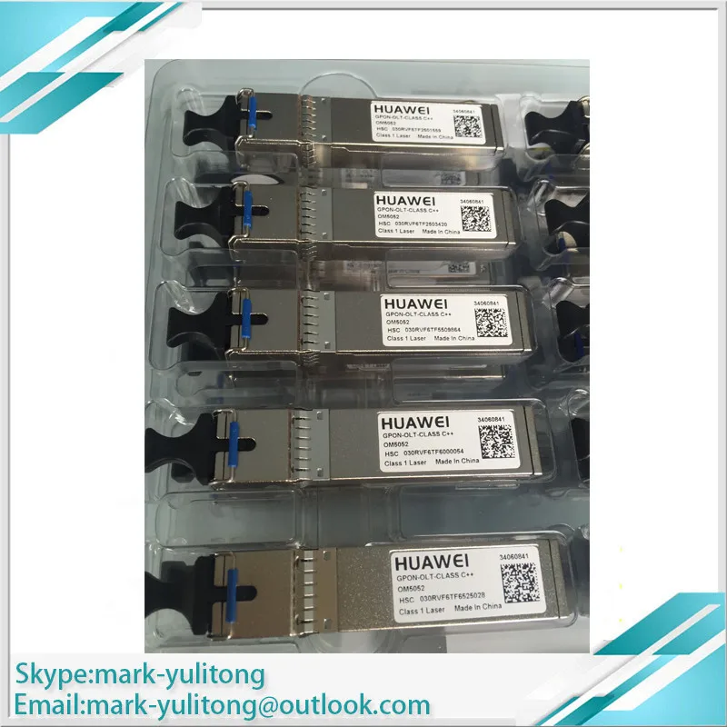 

Original new HUA WEI GPON OLT Class C ++ SFP modules, for GPBD, GPFD card