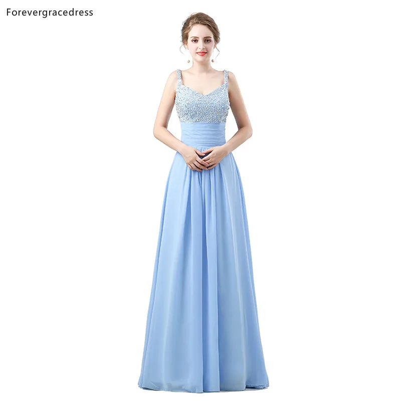 Платье на бретельках Forevergracedress платье для выпускного бала из шифона большие