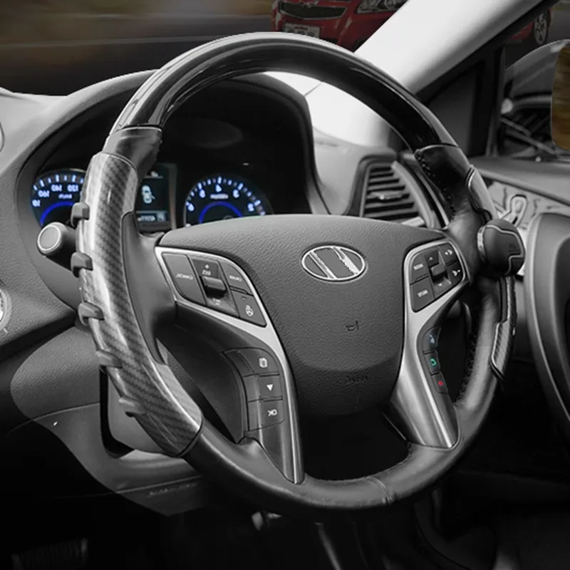 Чехол рулевого колеса автомобиля tecnology шестерни для volkswagen polo passat b7 suzuki wagon r nissan nv200 renault scenic 2