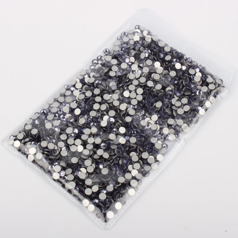 Стразы для дизайна ногтей из танзанита стеклянные камни Стандартный клей