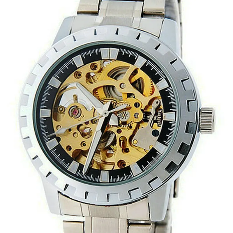 Часы мужские автоматические механические из нержавеющей стали|hombre|hombre relojhombre 2016 |