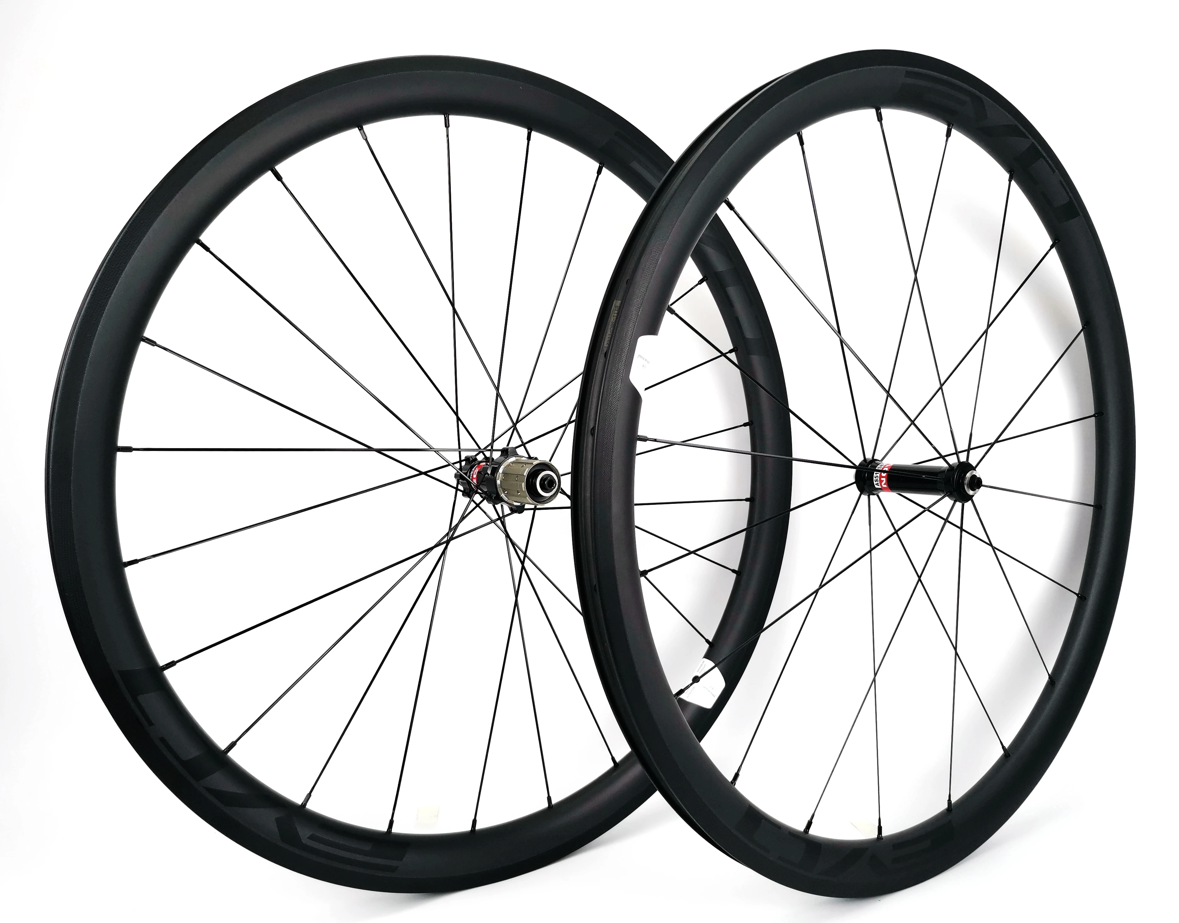 

EVO 38mm depth road bike carbon wheels 25mm width clincher/ tubular bicycle carbon wheelset 3K matte with Straight pull hub