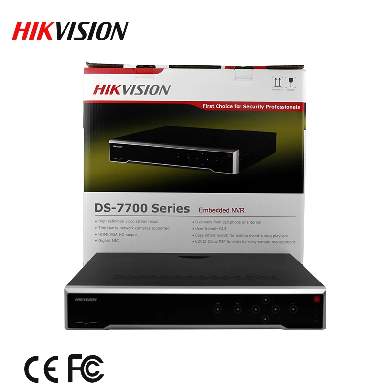 hikvision DS-7732NI-K4/16 P английская версия 32CH NVR с 4 SATA, 4K NVR до 8MP