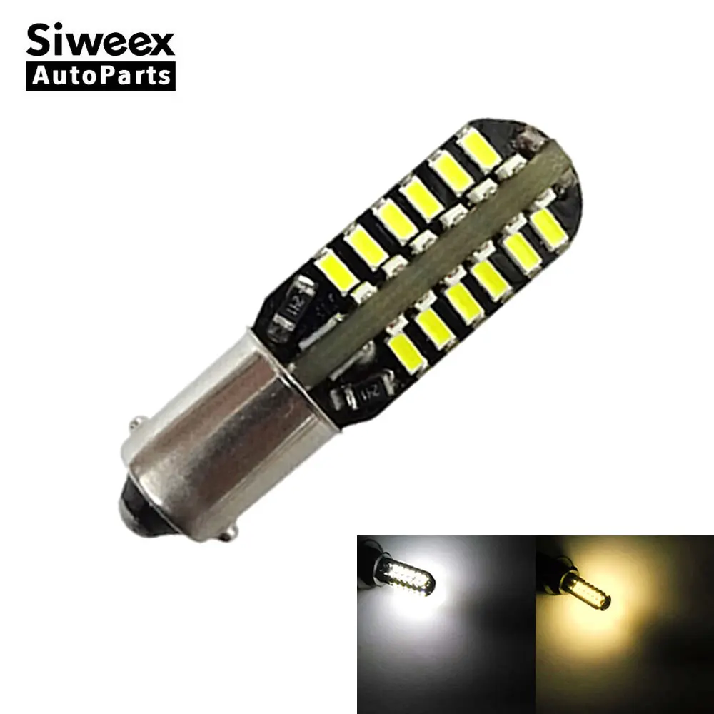 1 шт. BA9S T4W светодиодный 3014 48 SMD CANBUS Error Free интерьер автомобиля Купол лампы типа