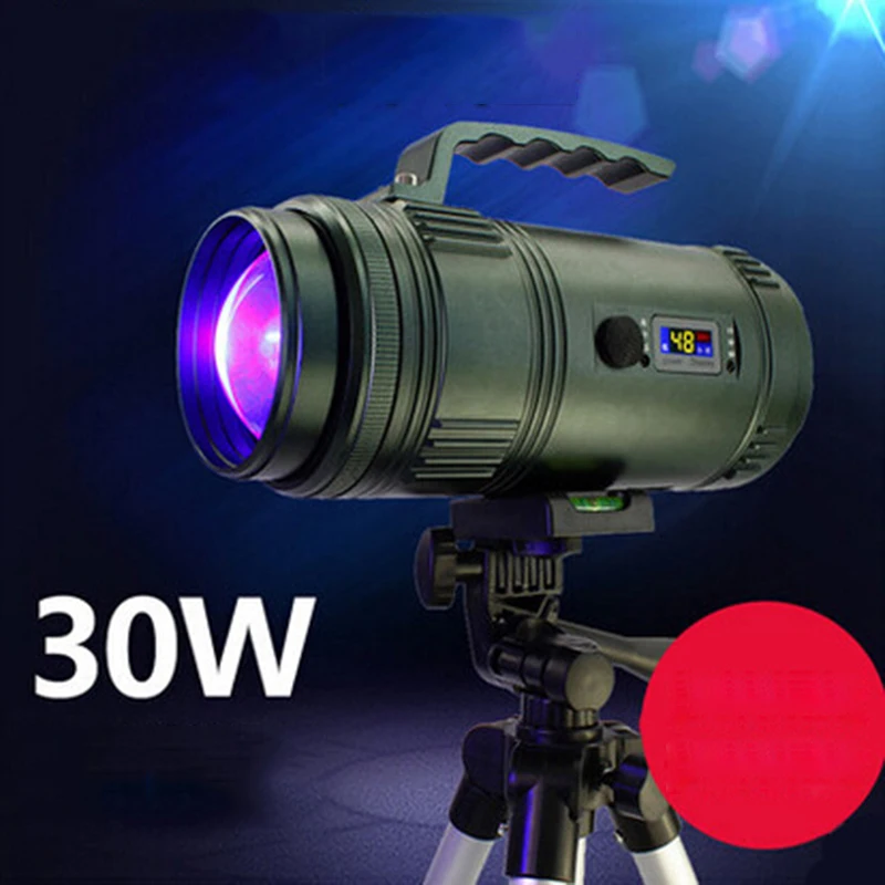 

DHL/Fedex 20PCS Night Fishing Lights Four Light Source 60W LED Strong Light Digital Zoom Fishing Lamp