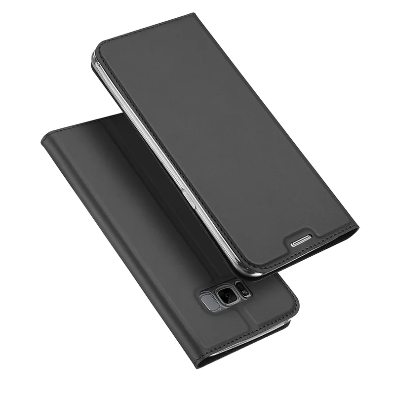 Чехол-книжка из искусственной кожи для Samsung Galaxy S8 цветной Чехол-бумажник чехлы Plus