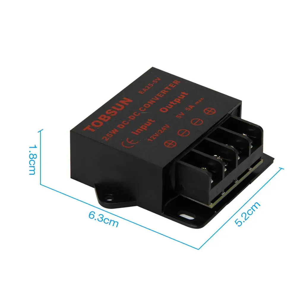Фото 12V 24V до 5V 5A 25W DC преобразователь модуль ldo понижающего Модуль Напряжение редуктор 12V 24V до 5V 5A 25W DC преобразователь модуль ldo понижающего Модуль Напряжение редуктор