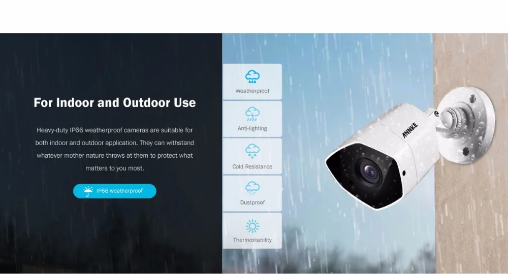 ANNKE FHD 8CH 3MP 5в1 система безопасности DVR CCTV комплект 4 шт Всепогодная наружная цилиндрическая камера наблюдения система наблюдения комплект