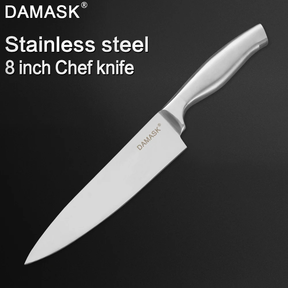 Дамаск поварские ножи 8 дюймов японский кухонный нож резак для говядины мяса