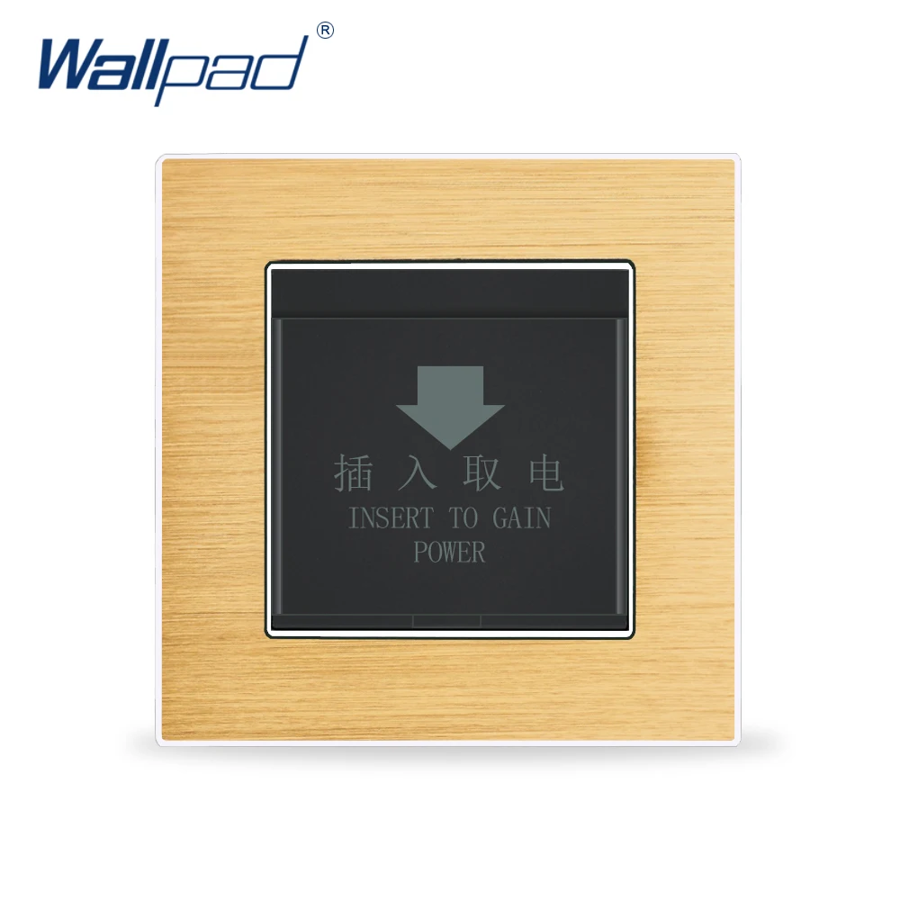 Отель вставьте ключ зажигания карты переключатели Wallpad люксовый настенный