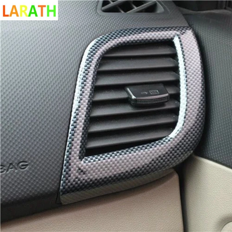 Для Hyundai Verna 2010 1014 ABS углеродное волокно/красное дерево внутренняя Верхняя Крышка