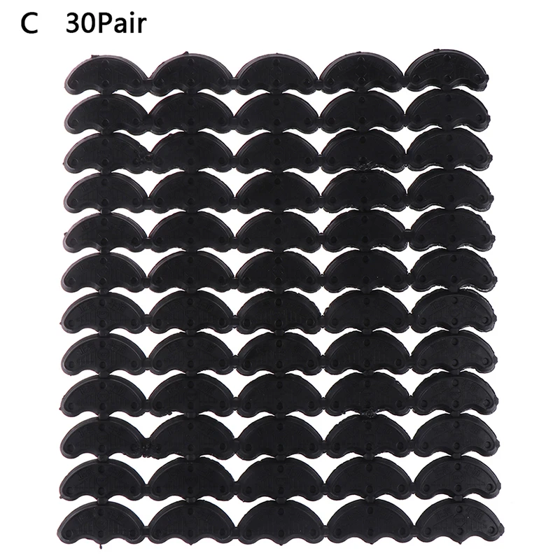 40pair 4.5cm 14/20 Вт, 30 Вт, пар Резиновый Каблук спасатели Дигимонов носок пластины краны обувной ремонтные колодки Polyrethane и резиновые Материал - Цвет: 40pair 4.5cm
