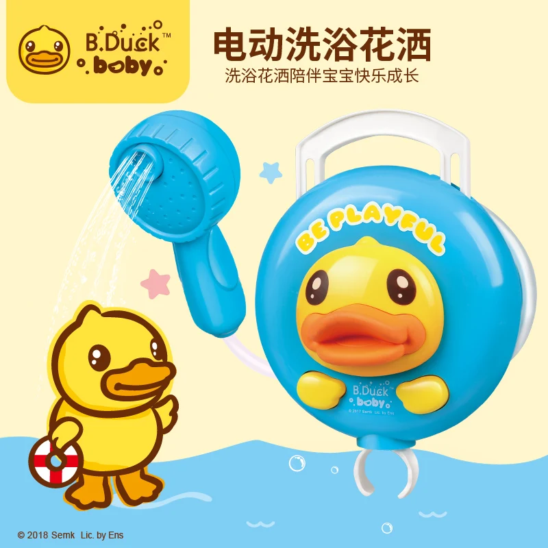 B. утка Электрический Baby Shower BD008 детские игрушки для ванной воды брызгающая